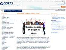 Tablet Screenshot of gopas.eu